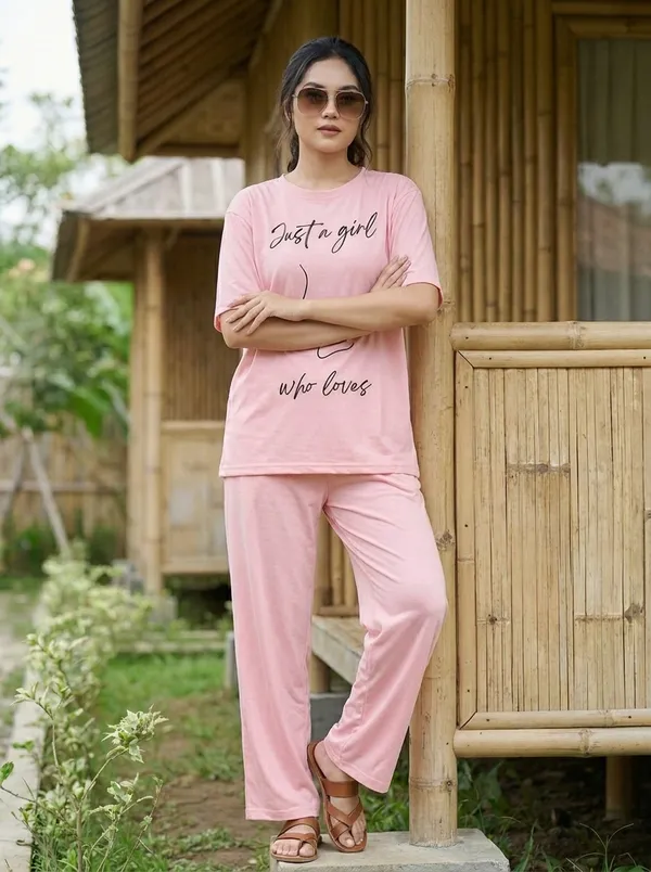 Fasense_Pure_Sinker_Cotton_Night_Suit_for_Women,__Super-Soft_Everyday_Loungewear_Tee_&_Pyjama_Set_for_Ladies_(Breathable,_Relaxed_Fit)