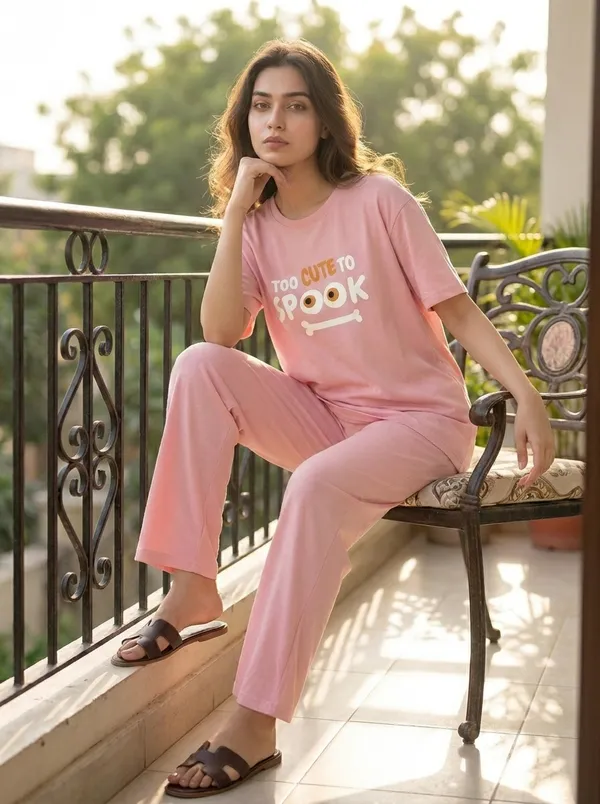Fasense_Pure_Sinker_Cotton_Night_Suit_for_Women,__Super-Soft_Everyday_Loungewear_Tee_&_Pyjama_Set_for_Ladies_(Breathable,_Relaxed_Fit)