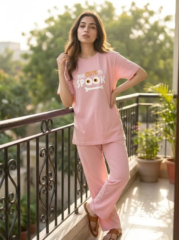 Fasense_Pure_Sinker_Cotton_Night_Suit_for_Women,__Super-Soft_Everyday_Loungewear_Tee_&_Pyjama_Set_for_Ladies_(Breathable,_Relaxed_Fit)