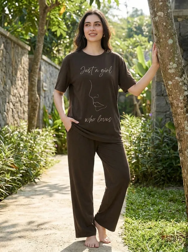 Fasense_Pure_Sinker_Cotton_Night_Suit_for_Women,__Super-Soft_Everyday_Loungewear_Tee_&_Pyjama_Set_for_Ladies_(Breathable,_Relaxed_Fit)