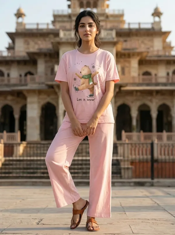 Fasense_Pure_Sinker_Cotton_Night_Suit_for_Women,__Super-Soft_Everyday_Loungewear_Tee_&_Pyjama_Set_for_Ladies_(Breathable,_Relaxed_Fit)