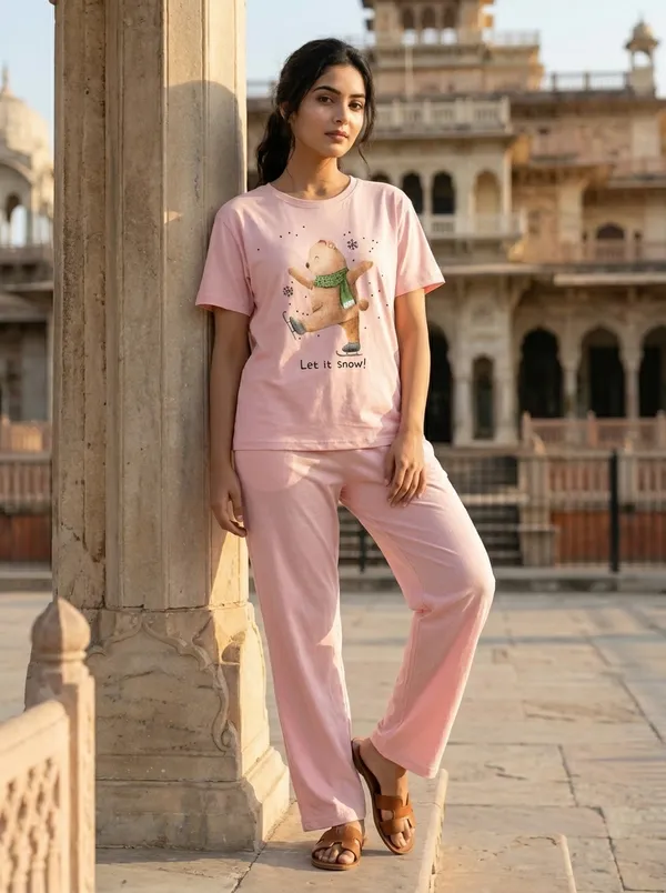 Fasense_Pure_Sinker_Cotton_Night_Suit_for_Women,__Super-Soft_Everyday_Loungewear_Tee_&_Pyjama_Set_for_Ladies_(Breathable,_Relaxed_Fit)
