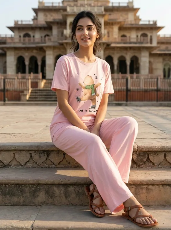 Fasense_Pure_Sinker_Cotton_Night_Suit_for_Women,__Super-Soft_Everyday_Loungewear_Tee_&_Pyjama_Set_for_Ladies_(Breathable,_Relaxed_Fit)