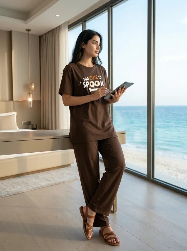 Fasense_Pure_Sinker_Cotton_Night_Suit_for_Women,__Super-Soft_Everyday_Loungewear_Tee_&_Pyjama_Set_for_Ladies_(Breathable,_Relaxed_Fit)