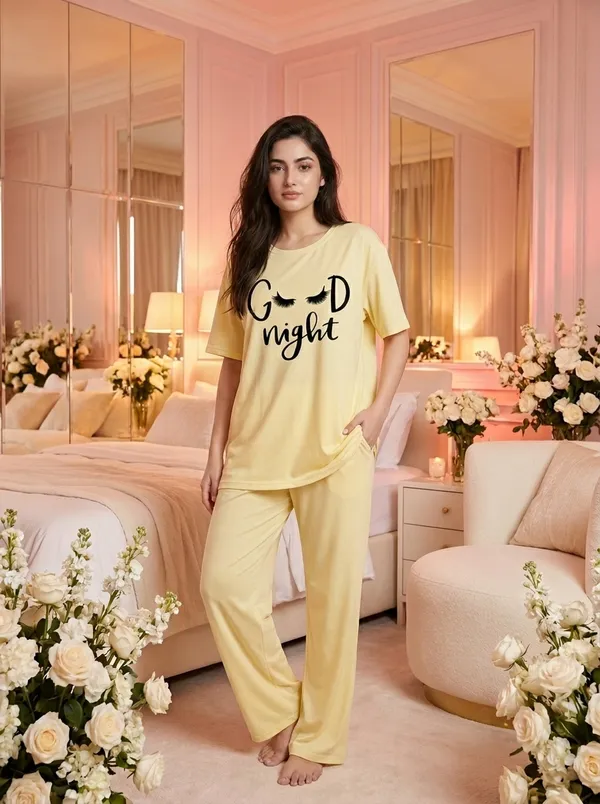 Fasense_Pure_Sinker_Cotton_Night_Suit_for_Women,__Super-Soft_Everyday_Loungewear_Tee_&_Pyjama_Set_for_Ladies_(Breathable,_Relaxed_Fit)