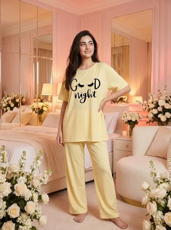 Fasense_Pure_Sinker_Cotton_Night_Suit_for_Women,__Super-Soft_Everyday_Loungewear_Tee_&_Pyjama_Set_for_Ladies_(Breathable,_Relaxed_Fit)