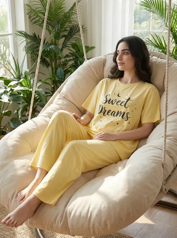 Fasense_Pure_Sinker_Cotton_Night_Suit_for_Women,__Super-Soft_Everyday_Loungewear_Tee_&_Pyjama_Set_for_Ladies_(Breathable,_Relaxed_Fit)