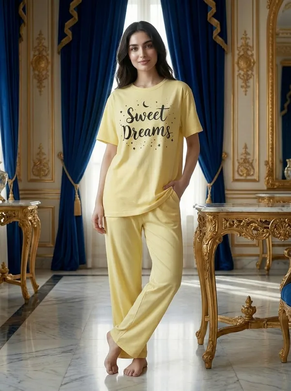 Fasense_Pure_Sinker_Cotton_Night_Suit_for_Women,__Super-Soft_Everyday_Loungewear_Tee_&_Pyjama_Set_for_Ladies_(Breathable,_Relaxed_Fit)