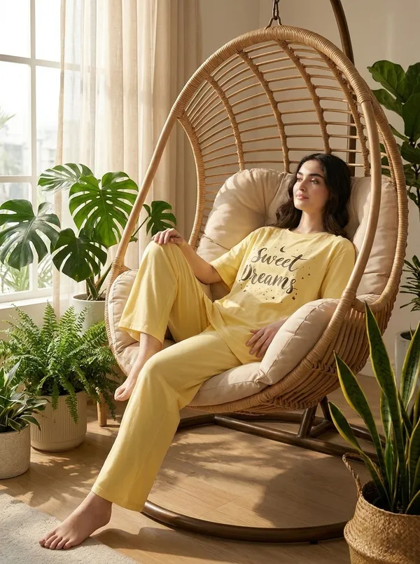 Fasense_Pure_Sinker_Cotton_Night_Suit_for_Women,__Super-Soft_Everyday_Loungewear_Tee_&_Pyjama_Set_for_Ladies_(Breathable,_Relaxed_Fit)