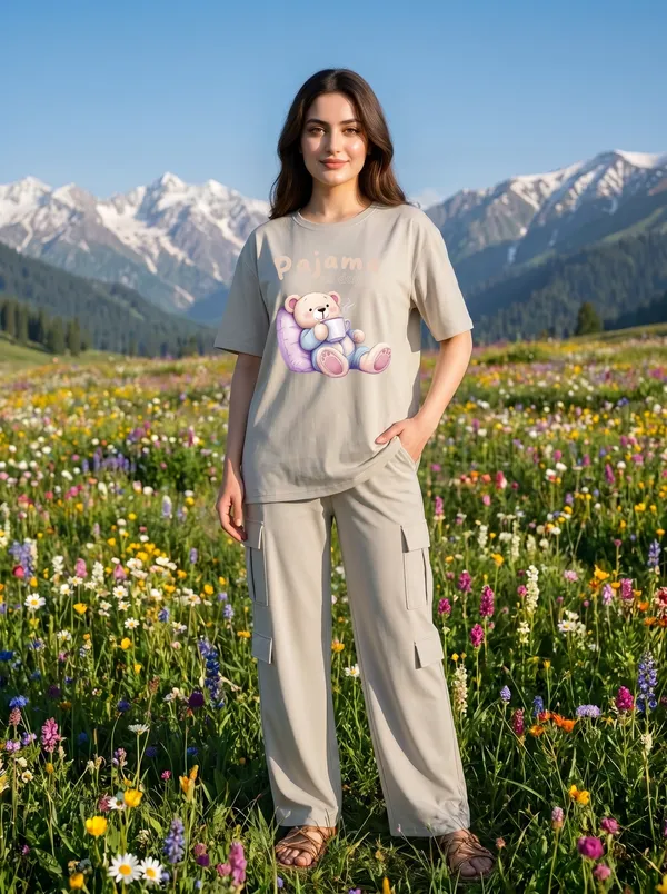 Fasense_Women's_"Pyjama_All_Day"_Tencel_Modal_Lycra_Night_Suit_-_Weekend_Lounge_Set