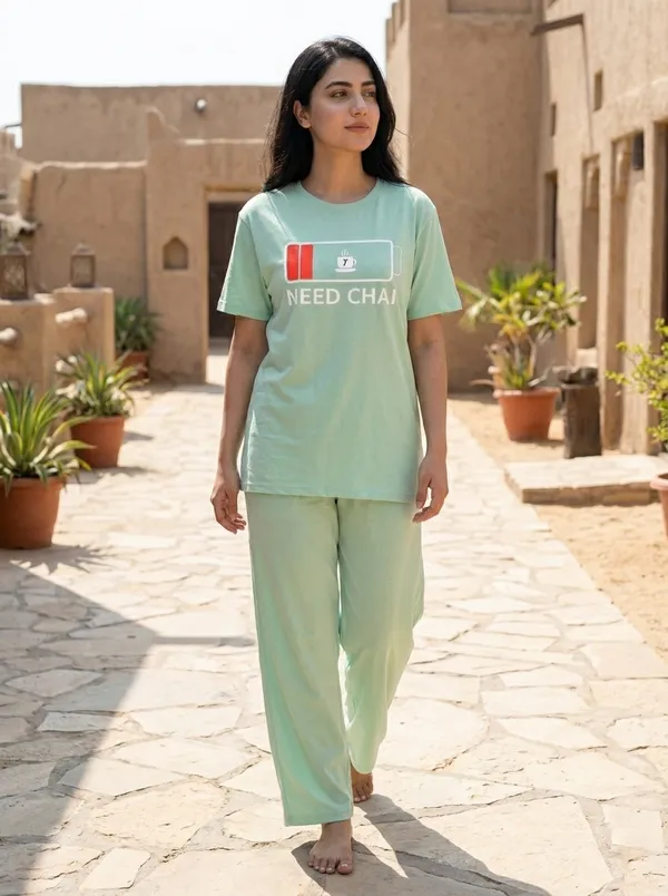 Fasense_Pure_Sinker_Cotton_Night_Suit_for_Women,__Super-Soft_Everyday_Loungewear_Tee_&_Pyjama_Set_for_Ladies_(Breathable,_Relaxed_Fit)