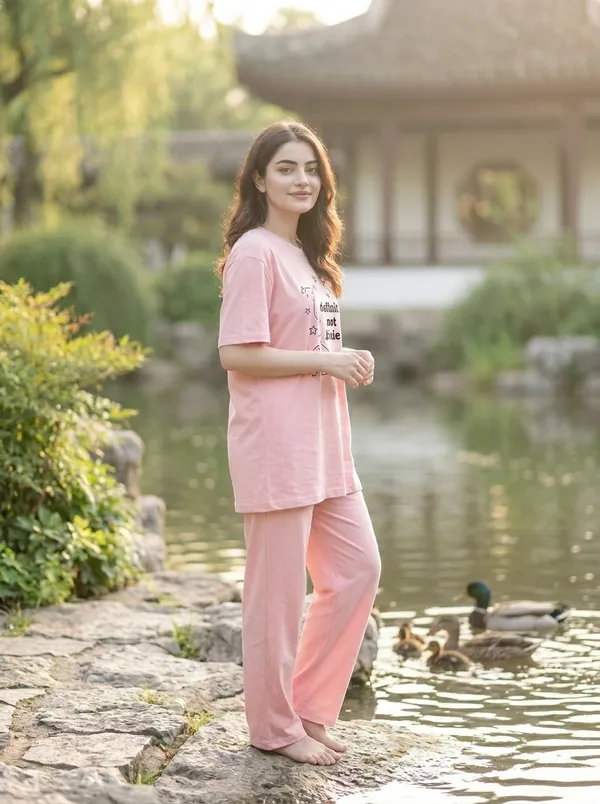 Fasense_Pure_Sinker_Cotton_Night_Suit_for_Women,__Super-Soft_Everyday_Loungewear_Tee_&_Pyjama_Set_for_Ladies_(Breathable,_Relaxed_Fit)