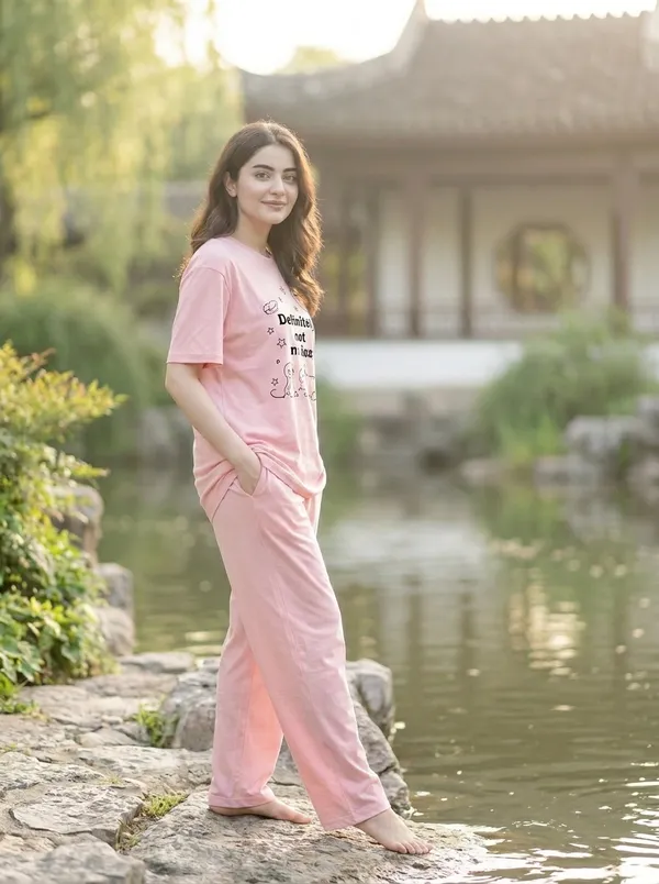 Fasense_Pure_Sinker_Cotton_Night_Suit_for_Women,__Super-Soft_Everyday_Loungewear_Tee_&_Pyjama_Set_for_Ladies_(Breathable,_Relaxed_Fit)