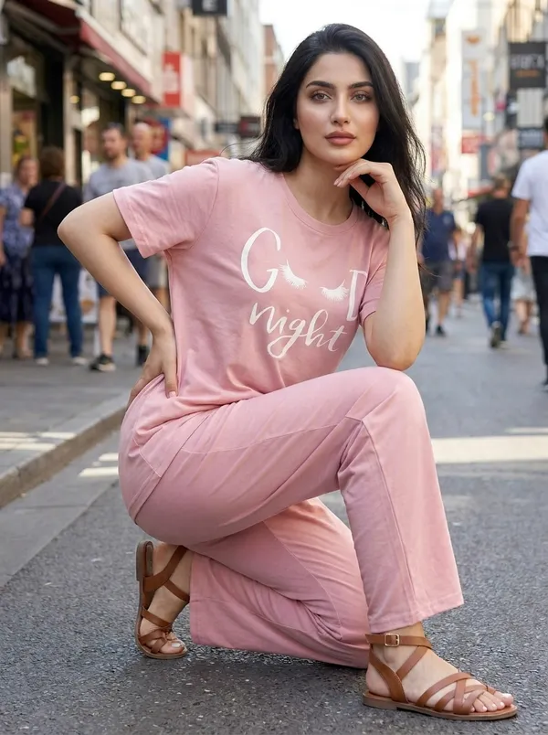 Fasense_Pure_Sinker_Cotton_Night_Suit_for_Women,__Super-Soft_Everyday_Loungewear_Tee_&_Pyjama_Set_for_Ladies_(Breathable,_Relaxed_Fit)