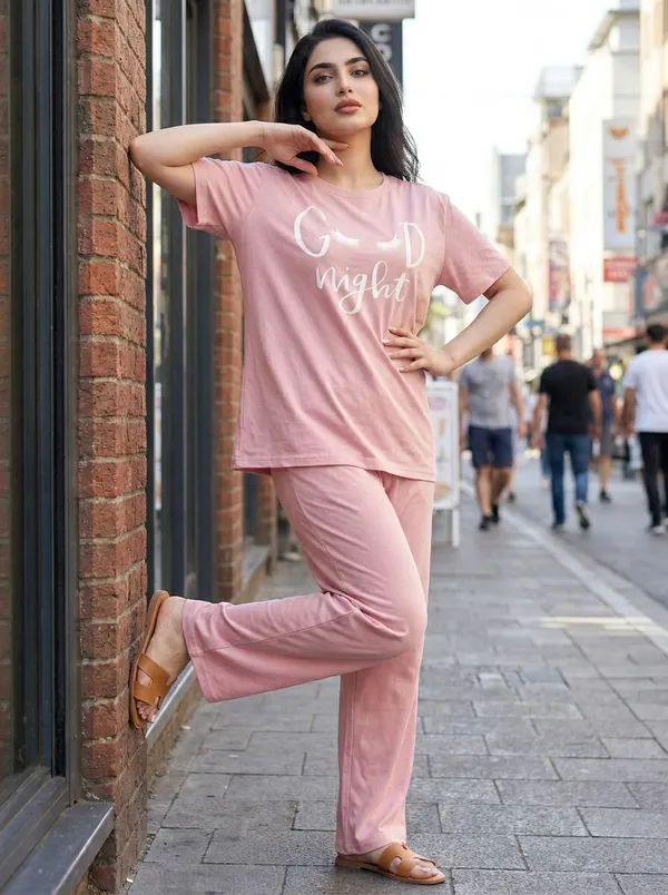 Fasense_Pure_Sinker_Cotton_Night_Suit_for_Women,__Super-Soft_Everyday_Loungewear_Tee_&_Pyjama_Set_for_Ladies_(Breathable,_Relaxed_Fit)