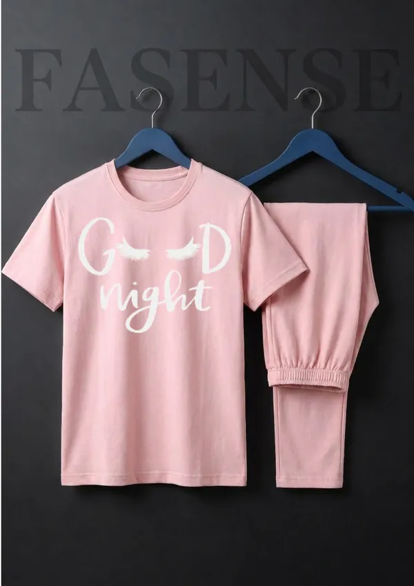 Fasense_Pure_Sinker_Cotton_Night_Suit_for_Women,__Super-Soft_Everyday_Loungewear_Tee_&_Pyjama_Set_for_Ladies_(Breathable,_Relaxed_Fit)