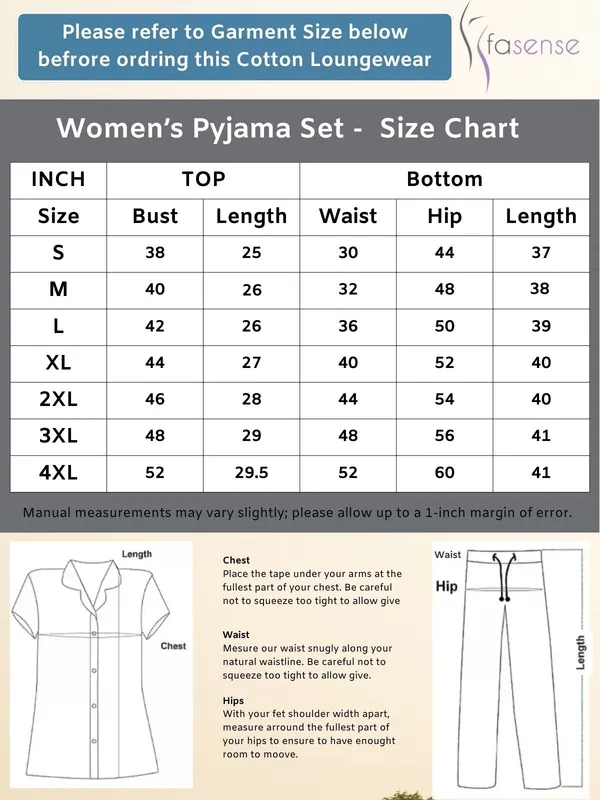 Fasense_Women_Cotton_Lycra_Half_Sleeve_Night_Suit_Set_Luxury_Comfort_Pyjama_Set_for_Ladies_Printed_Loungewear_for_Women