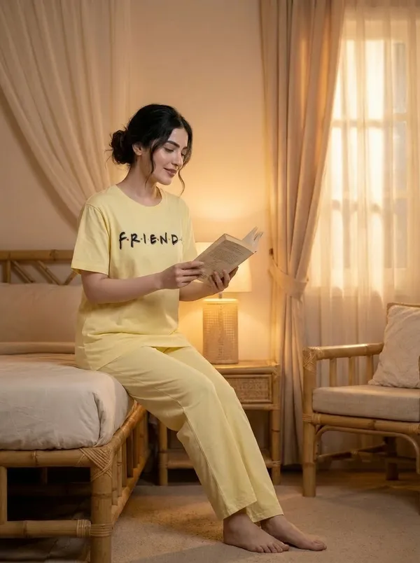 Fasense_Pure_Sinker_Cotton_Night_Suit_for_Women,__Super-Soft_Everyday_Loungewear_Tee_&_Pyjama_Set_for_Ladies_(Breathable,_Relaxed_Fit)