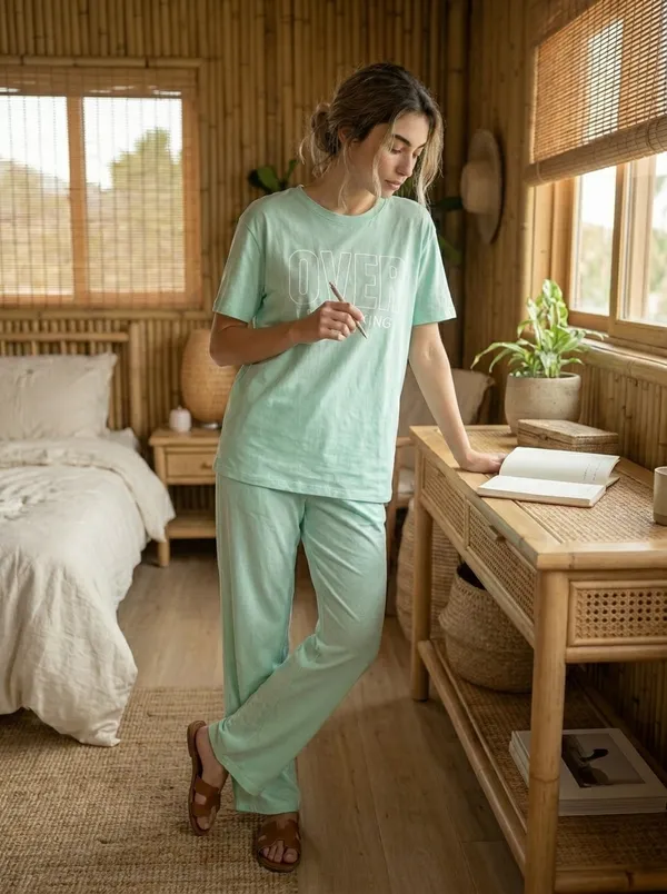 Fasense_Pure_Sinker_Cotton_Night_Suit_for_Women,__Super-Soft_Everyday_Loungewear_Tee_&_Pyjama_Set_for_Ladies_(Breathable,_Relaxed_Fit)