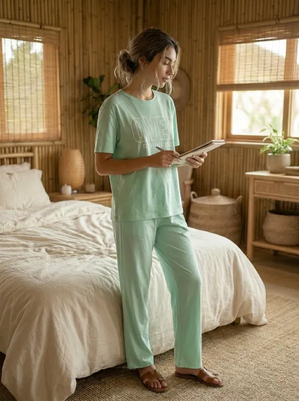 Fasense_Pure_Sinker_Cotton_Night_Suit_for_Women,__Super-Soft_Everyday_Loungewear_Tee_&_Pyjama_Set_for_Ladies_(Breathable,_Relaxed_Fit)