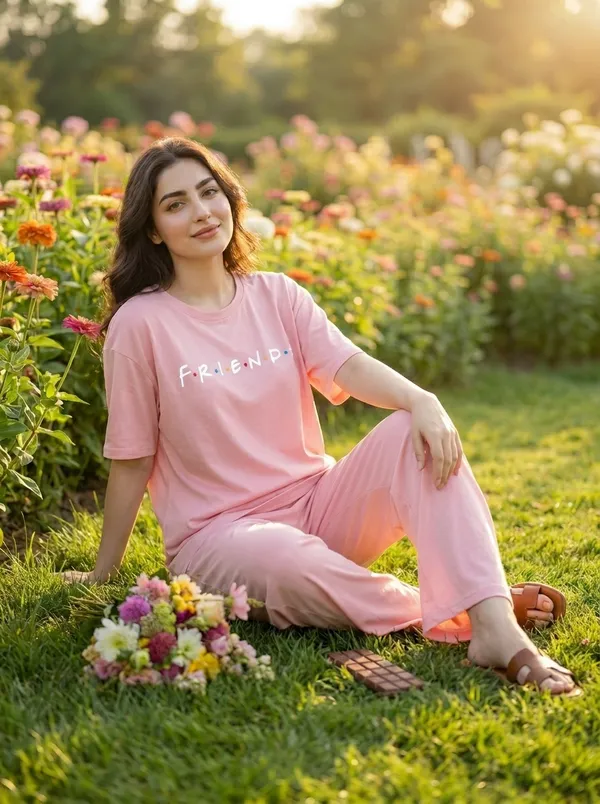 Fasense_Pure_Sinker_Cotton_Night_Suit_for_Women,__Super-Soft_Everyday_Loungewear_Tee_&_Pyjama_Set_for_Ladies_(Breathable,_Relaxed_Fit)