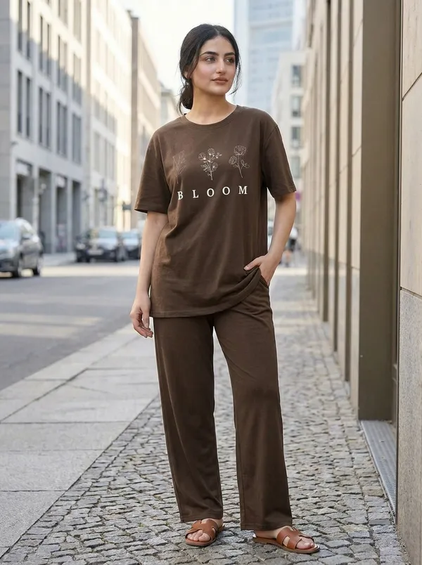Fasense_Pure_Sinker_Cotton_Night_Suit_for_Women,__Super-Soft_Everyday_Loungewear_Tee_&_Pyjama_Set_for_Ladies_(Breathable,_Relaxed_Fit)