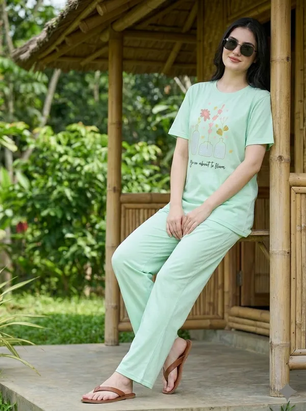 Fasense_Pure_Sinker_Cotton_Night_Suit_for_Women,__Super-Soft_Everyday_Loungewear_Tee_&_Pyjama_Set_for_Ladies_(Breathable,_Relaxed_Fit)
