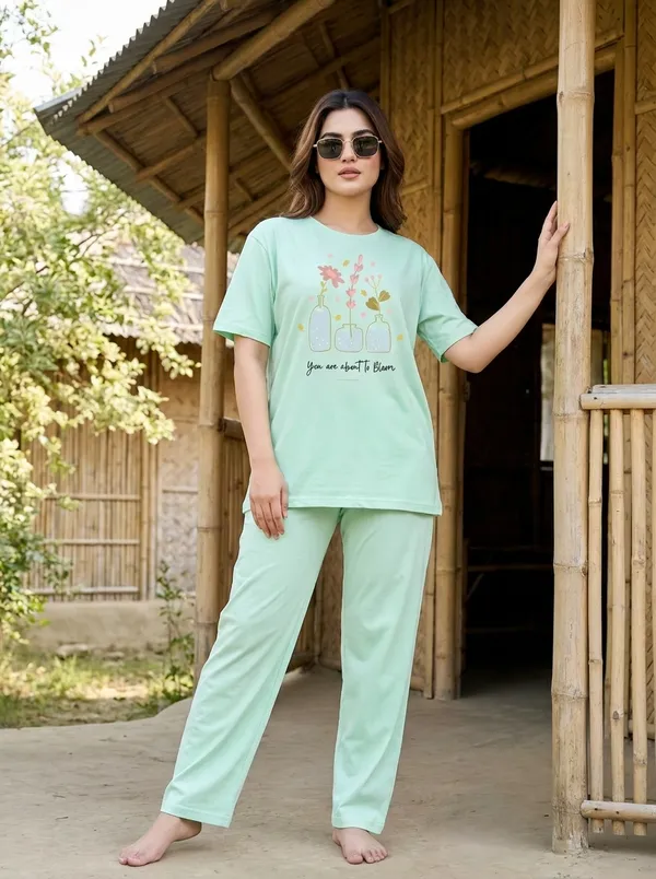Fasense_Pure_Sinker_Cotton_Night_Suit_for_Women,__Super-Soft_Everyday_Loungewear_Tee_&_Pyjama_Set_for_Ladies_(Breathable,_Relaxed_Fit)