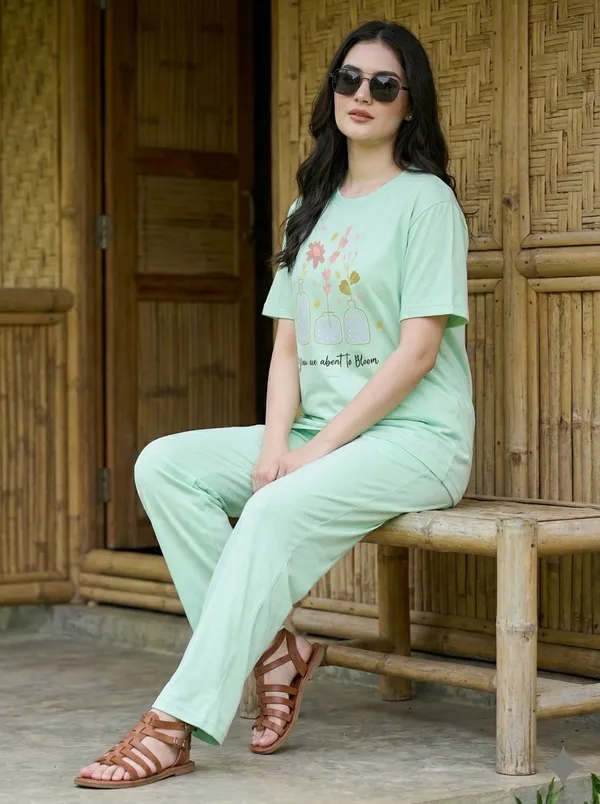 Fasense_Pure_Sinker_Cotton_Night_Suit_for_Women,__Super-Soft_Everyday_Loungewear_Tee_&_Pyjama_Set_for_Ladies_(Breathable,_Relaxed_Fit)