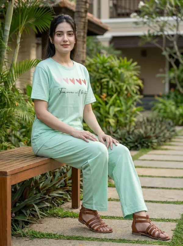 Fasense_Pure_Sinker_Cotton_Night_Suit_for_Women,__Super-Soft_Everyday_Loungewear_Tee_&_Pyjama_Set_for_Ladies_(Breathable,_Relaxed_Fit)