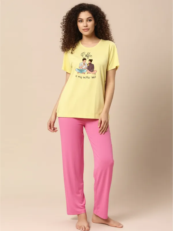 Fasense_Women_Cotton_Lycra_Half_Sleeve_Night_Suit_Set_Luxury_Comfort_Pyjama_Set_for_Ladies_Printed_Loungewear_for_Women