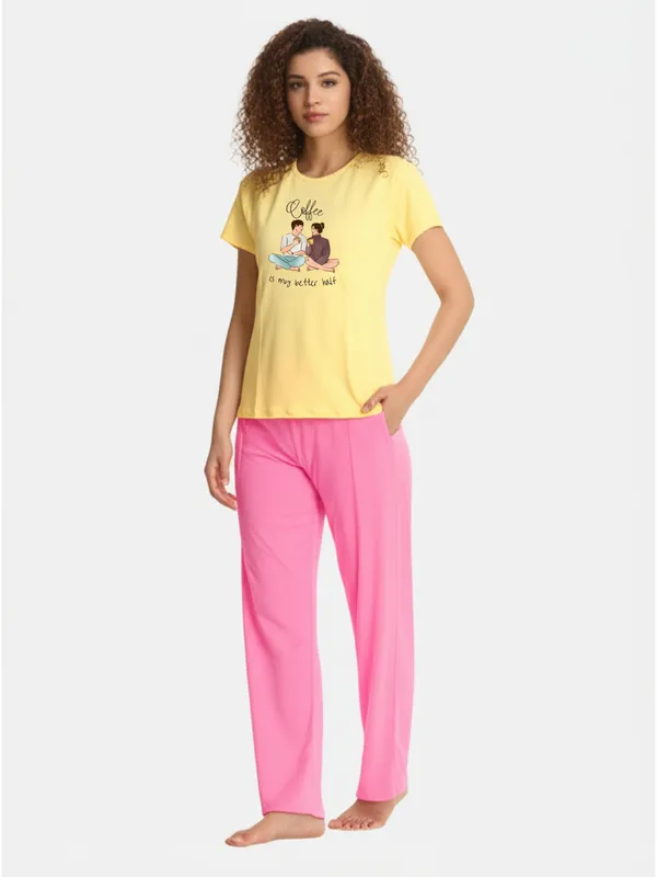 Fasense_Women_Cotton_Lycra_Half_Sleeve_Night_Suit_Set_Luxury_Comfort_Pyjama_Set_for_Ladies_Printed_Loungewear_for_Women