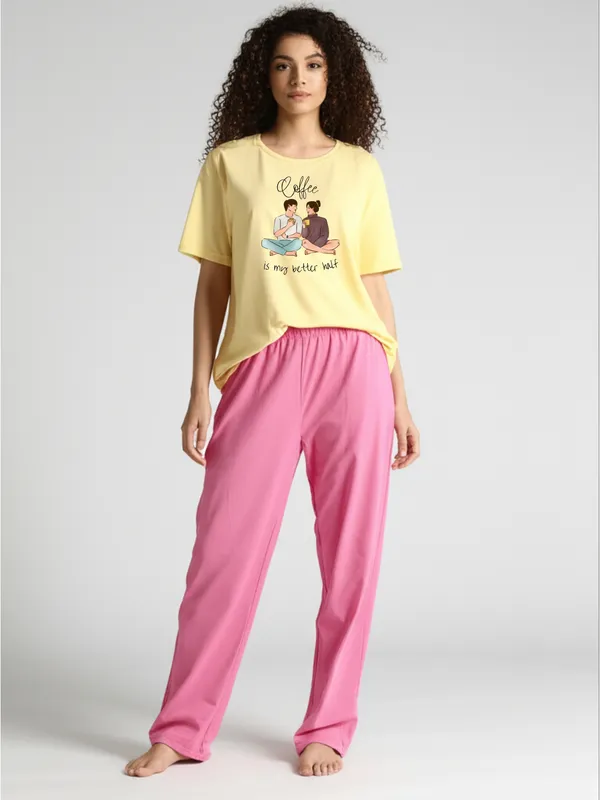 Fasense_Women_Cotton_Lycra_Half_Sleeve_Night_Suit_Set_Luxury_Comfort_Pyjama_Set_for_Ladies_Printed_Loungewear_for_Women