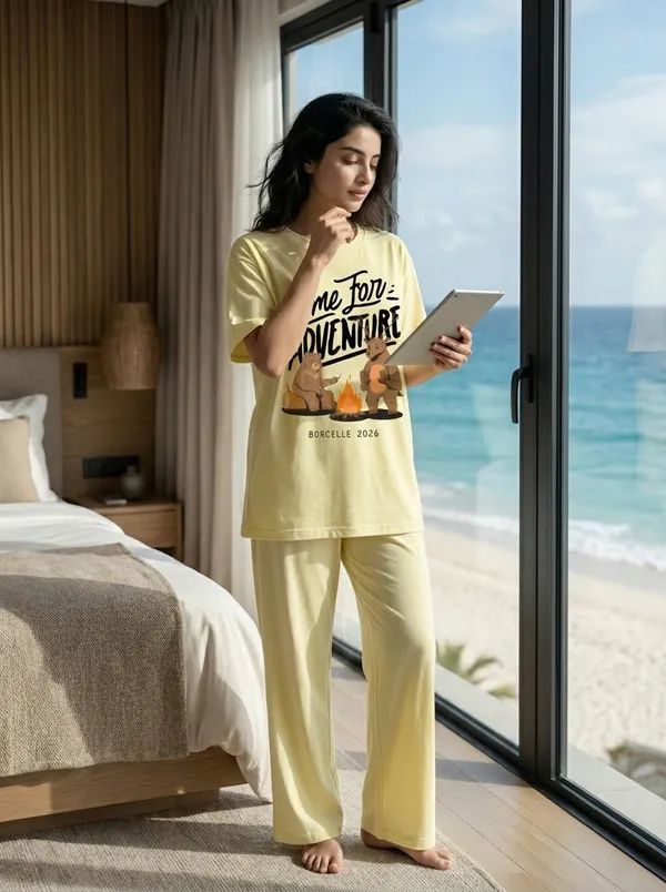 Fasense_Pure_Sinker_Cotton_Night_Suit_for_Women,__Super-Soft_Everyday_Loungewear_Tee_&_Pyjama_Set_for_Ladies_(Breathable,_Relaxed_Fit)