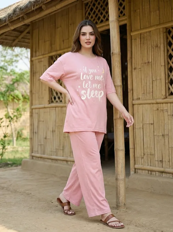 Fasense_Pure_Sinker_Cotton_Night_Suit_for_Women,__Super-Soft_Everyday_Loungewear_Tee_&_Pyjama_Set_for_Ladies_(Breathable,_Relaxed_Fit)