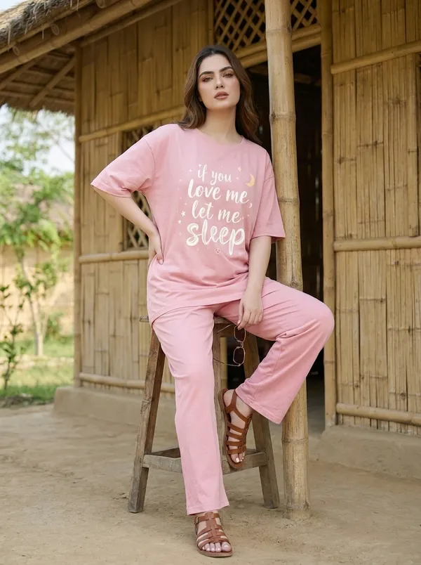 Fasense_Pure_Sinker_Cotton_Night_Suit_for_Women,__Super-Soft_Everyday_Loungewear_Tee_&_Pyjama_Set_for_Ladies_(Breathable,_Relaxed_Fit)