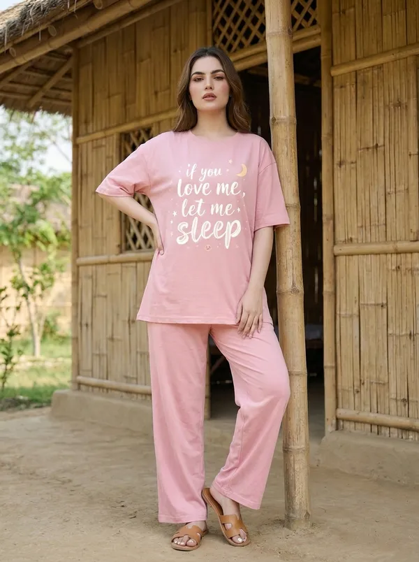 Fasense_Pure_Sinker_Cotton_Night_Suit_for_Women,__Super-Soft_Everyday_Loungewear_Tee_&_Pyjama_Set_for_Ladies_(Breathable,_Relaxed_Fit)