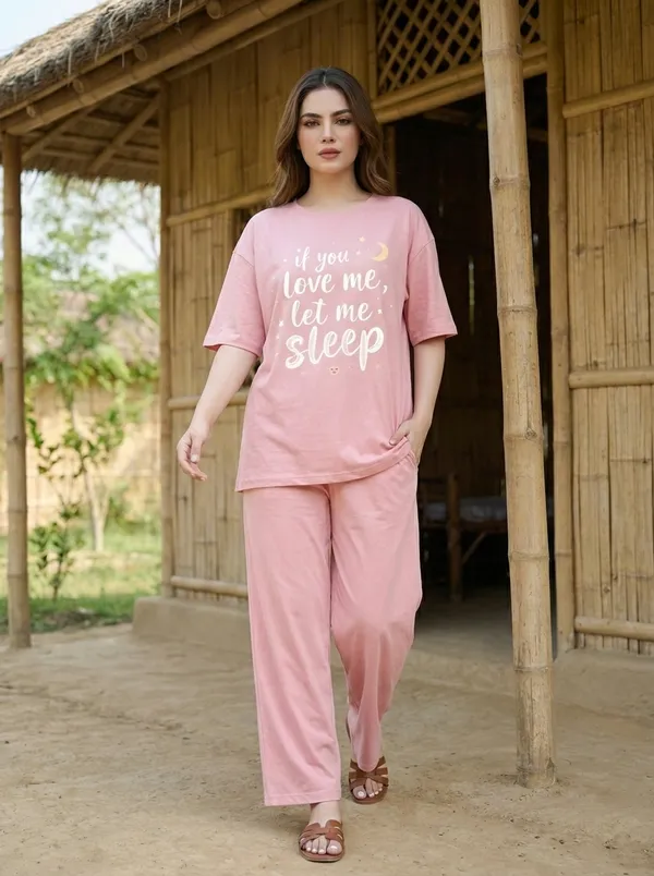Fasense_Pure_Sinker_Cotton_Night_Suit_for_Women,__Super-Soft_Everyday_Loungewear_Tee_&_Pyjama_Set_for_Ladies_(Breathable,_Relaxed_Fit)