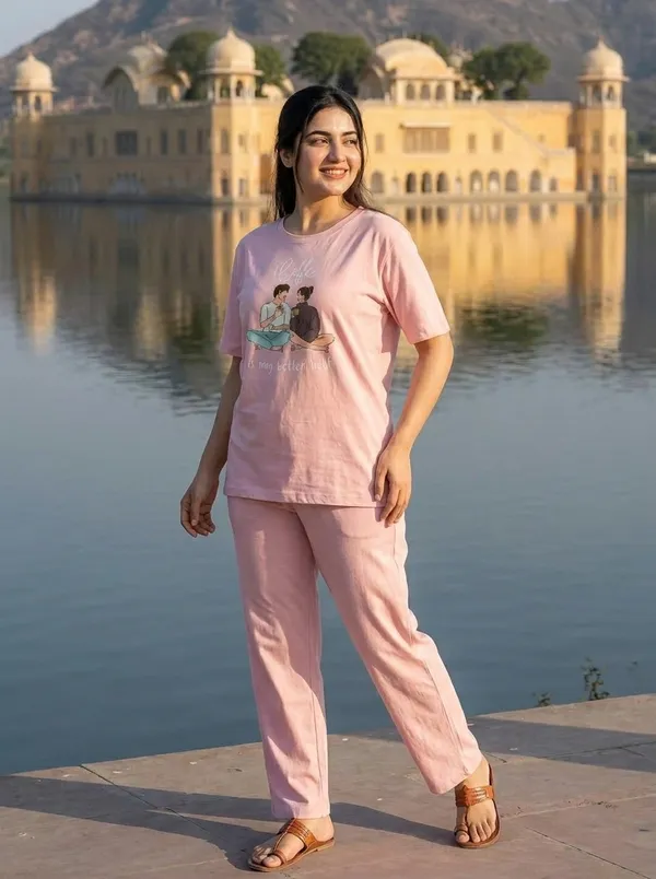 Fasense_Pure_Sinker_Cotton_Night_Suit_for_Women,__Super-Soft_Everyday_Loungewear_Tee_&_Pyjama_Set_for_Ladies_(Breathable,_Relaxed_Fit)