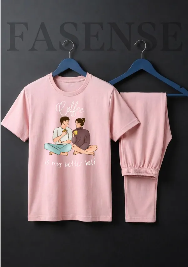 Fasense_Pure_Sinker_Cotton_Night_Suit_for_Women,__Super-Soft_Everyday_Loungewear_Tee_&_Pyjama_Set_for_Ladies_(Breathable,_Relaxed_Fit)