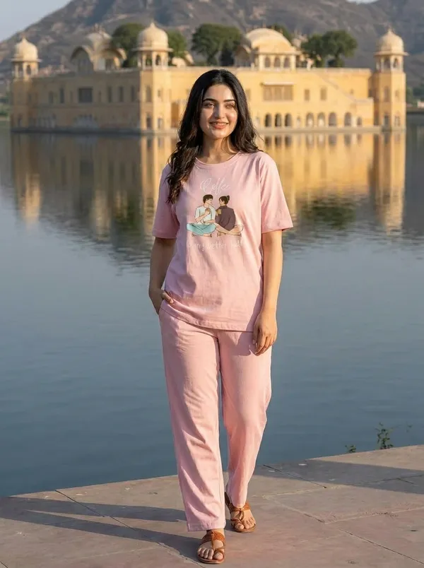 Fasense_Pure_Sinker_Cotton_Night_Suit_for_Women,__Super-Soft_Everyday_Loungewear_Tee_&_Pyjama_Set_for_Ladies_(Breathable,_Relaxed_Fit)
