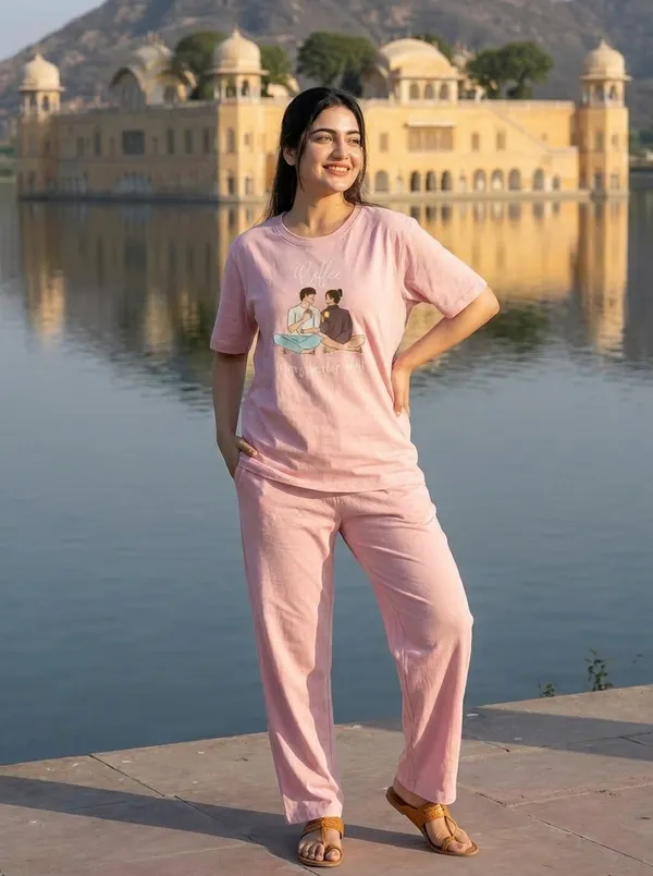 Fasense_Pure_Sinker_Cotton_Night_Suit_for_Women,__Super-Soft_Everyday_Loungewear_Tee_&_Pyjama_Set_for_Ladies_(Breathable,_Relaxed_Fit)