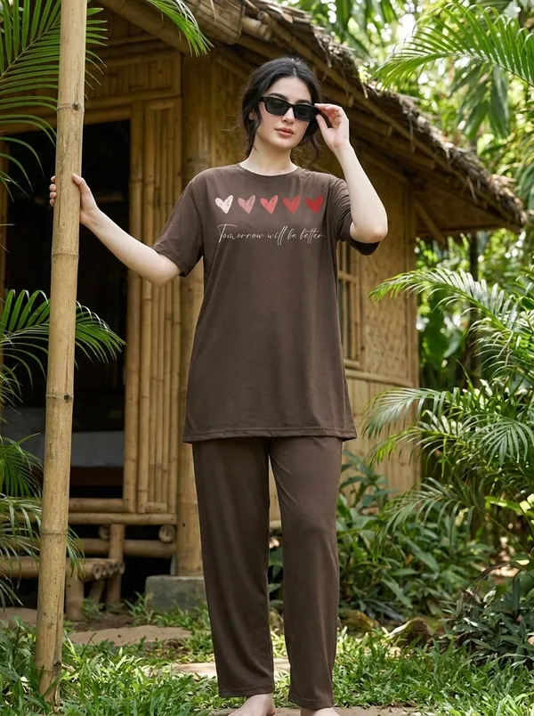 Fasense_Pure_Sinker_Cotton_Night_Suit_for_Women,__Super-Soft_Everyday_Loungewear_Tee_&_Pyjama_Set_for_Ladies_(Breathable,_Relaxed_Fit)