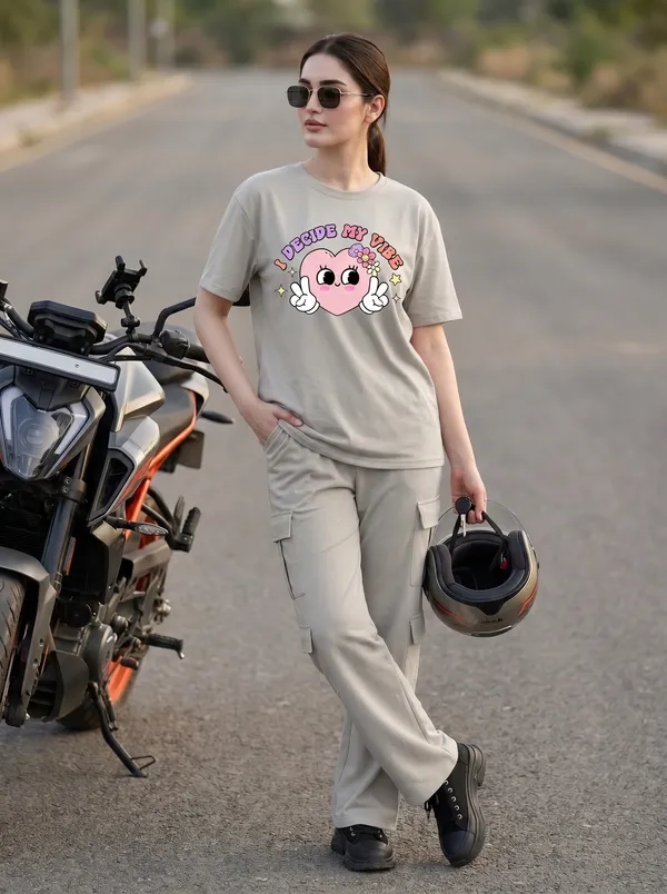 Fasense_Women's_"I_Decide_My_Vibes"_Tencel_Modal_Lycra_Night_Suit_-_Trendy_Attitude_Loungewear