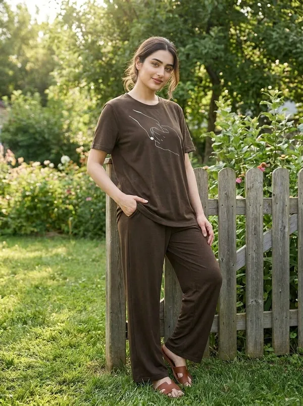 Fasense_Pure_Sinker_Cotton_Night_Suit_for_Women,__Super-Soft_Everyday_Loungewear_Tee_&_Pyjama_Set_for_Ladies_(Breathable,_Relaxed_Fit)