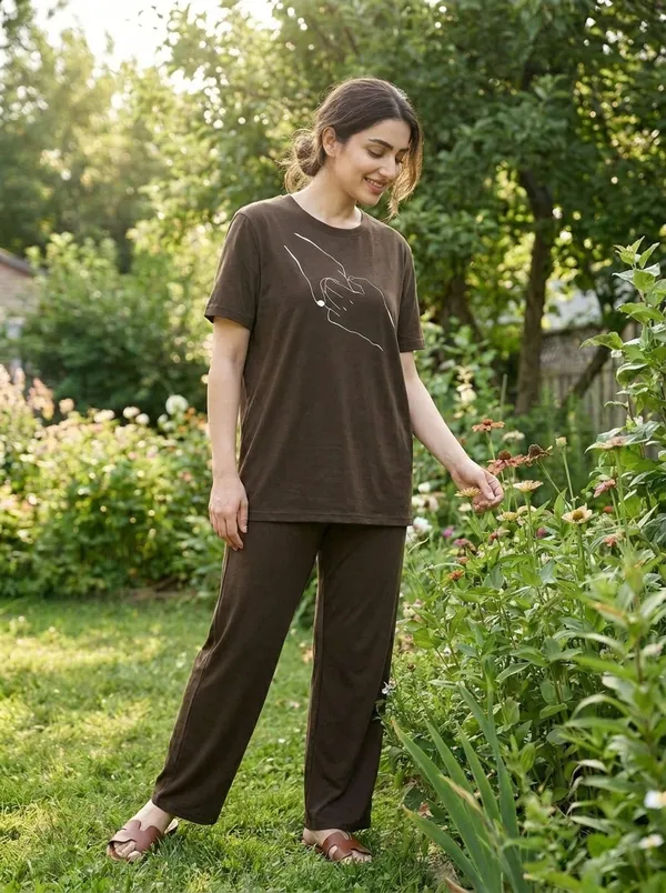 Fasense_Pure_Sinker_Cotton_Night_Suit_for_Women,__Super-Soft_Everyday_Loungewear_Tee_&_Pyjama_Set_for_Ladies_(Breathable,_Relaxed_Fit)