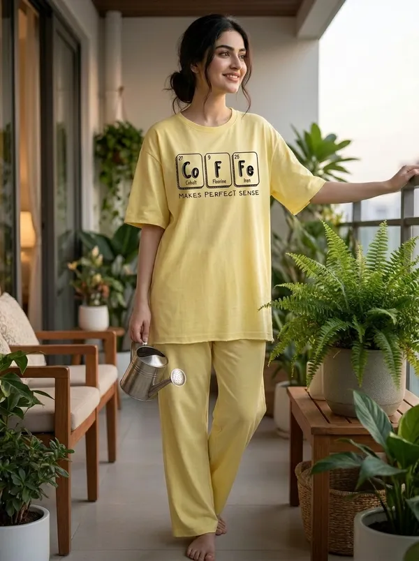 Fasense_Pure_Sinker_Cotton_Night_Suit_for_Women,__Super-Soft_Everyday_Loungewear_Tee_&_Pyjama_Set_for_Ladies_(Breathable,_Relaxed_Fit)