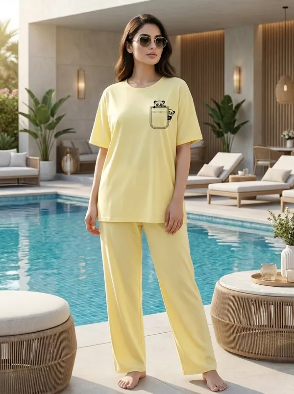 Fasense_Pure_Sinker_Cotton_Night_Suit_for_Women,__Super-Soft_Everyday_Loungewear_Tee_&_Pyjama_Set_for_Ladies_(Breathable,_Relaxed_Fit)