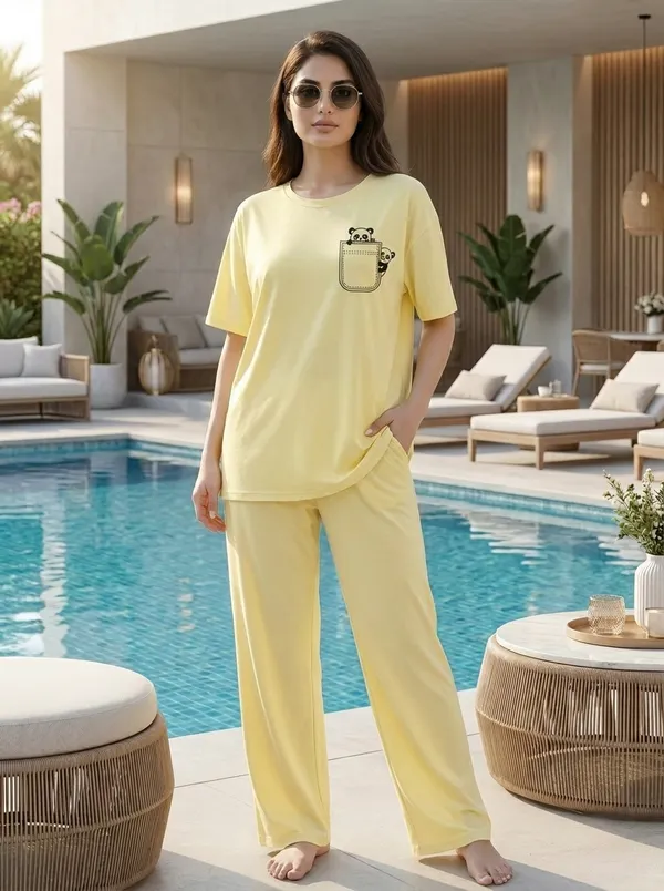 Fasense_Pure_Sinker_Cotton_Night_Suit_for_Women,__Super-Soft_Everyday_Loungewear_Tee_&_Pyjama_Set_for_Ladies_(Breathable,_Relaxed_Fit)