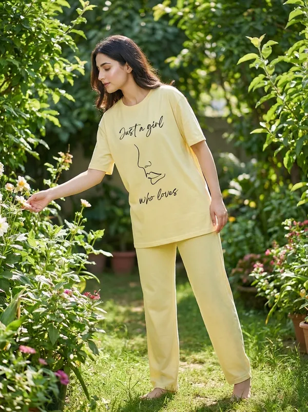 Fasense_Pure_Sinker_Cotton_Night_Suit_for_Women,__Super-Soft_Everyday_Loungewear_Tee_&_Pyjama_Set_for_Ladies_(Breathable,_Relaxed_Fit)
